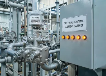 Chemical process corrosion rated transmitter installation
