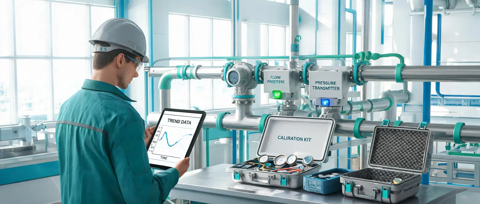 Sustainable instrumentation lifecycle in a utility plant